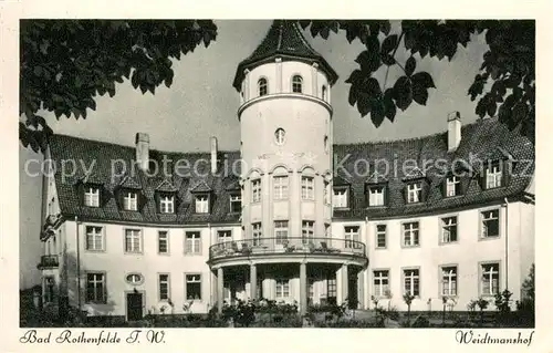 AK / Ansichtskarte Bad_Rothenfelde Weidtmannshof Teutoburger Wald Bad_Rothenfelde