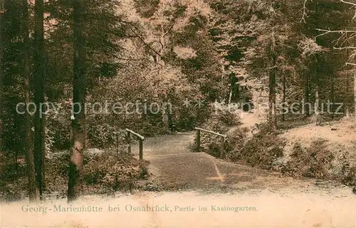 AK / Ansichtskarte Georgsmarienhuette Partie im Kasinogarten Georgsmarienhuette