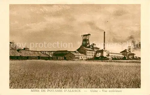 AK / Ansichtskarte Wittelsheim Mine de Potasse dAlsace Usine Vue exterieure Wittelsheim