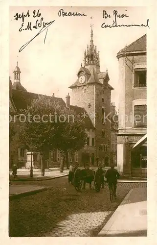 AK / Ansichtskarte Beaune_21 Place Monge et Beffroi Communal 