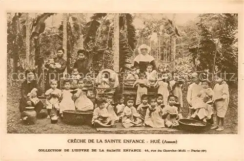 AK / Ansichtskarte Hue_Annam_Vietnam Creche de la Sainte Enfance 
