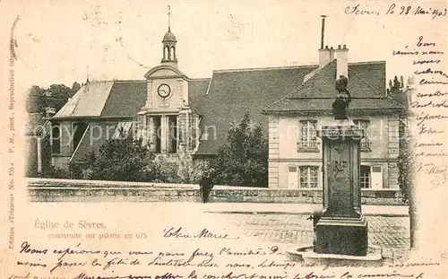 AK / Ansichtskarte Sevres Eglise Sevres