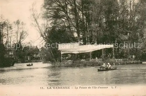 AK / Ansichtskarte La_Varenne Chennevieres La Pointe de lIle d amour La_Varenne Chennevieres