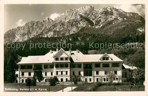 AK / Ansichtskarte Groebming_Steiermark Kuranstalt mit Kamm Groebming_Steiermark