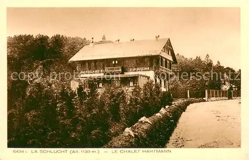 AK / Ansichtskarte La_Schlucht Le Chalet Hartmann La_Schlucht