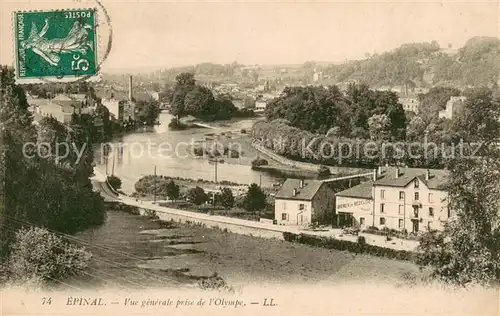 AK / Ansichtskarte Epinal_Vosges_88 Vue generale prise de l Olympe 