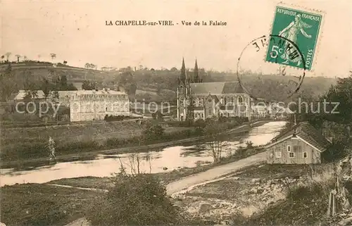 AK / Ansichtskarte La_Chapelle sur Vire Vue de la Falaise La_Chapelle sur Vire