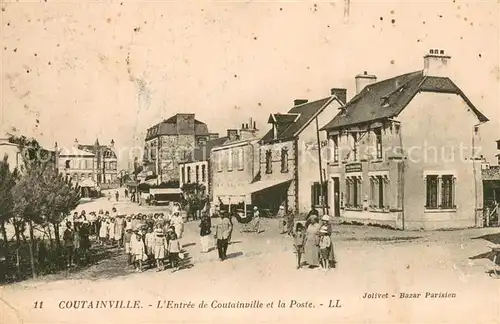 AK / Ansichtskarte Coutainville Entree de Coutainville et la Poste Coutainville