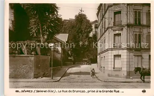 AK / Ansichtskarte Sevres La Rue de Brancas prise a la Grande Rue Sevres