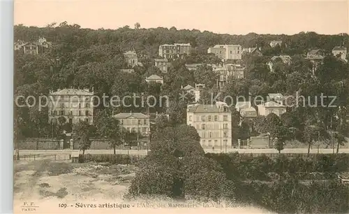 AK / Ansichtskarte Sevres Allee des Maronniers La Villa Brancas Sevres