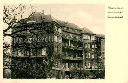 AK / Ansichtskarte Ratingen Marienkrankenhaus Garten  Ratingen