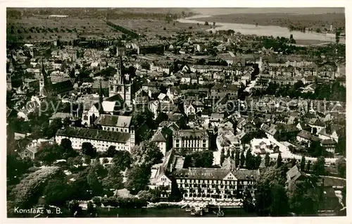 AK / Ansichtskarte Konstanz_Bodensee Fliegeraufnahme Konstanz_Bodensee