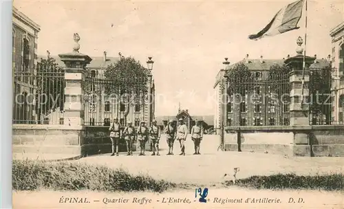 AK / Ansichtskarte Epinal_Vosges_88 Quartier Reffye LEntree 120e Regiment d Artillerie 