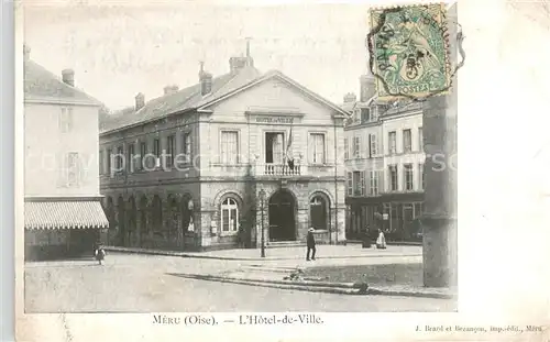 AK / Ansichtskarte Meru_Oise Hotel de Ville Meru_Oise
