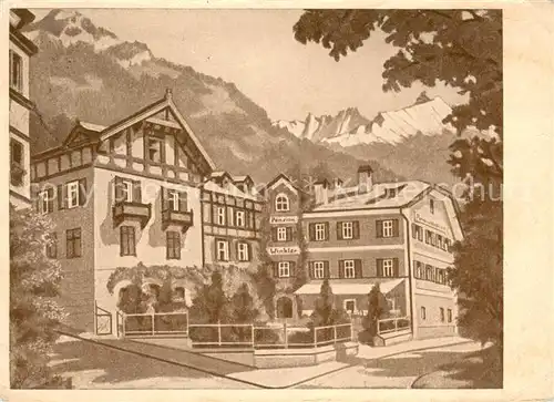 AK / Ansichtskarte Bad_Hofgastein Kurhaus Pension Winkler Bad_Hofgastein