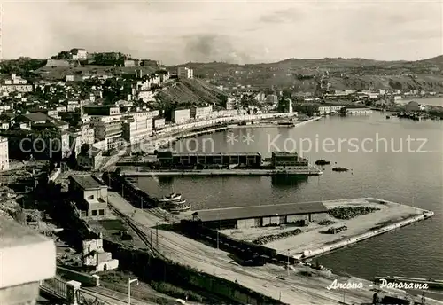 AK / Ansichtskarte Ancona_Marche Fliegeraufnahme Ancona Marche