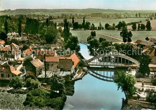 AK / Ansichtskarte Garennes sur Eure Le Pont Vue aerienne Garennes sur Eure