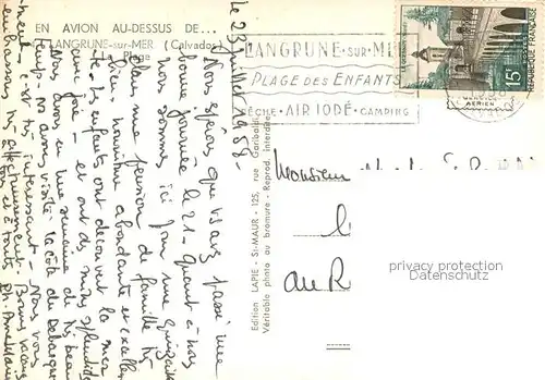 AK / Ansichtskarte Langrune sur Mer Vue aerienne la Plage Langrune sur Mer