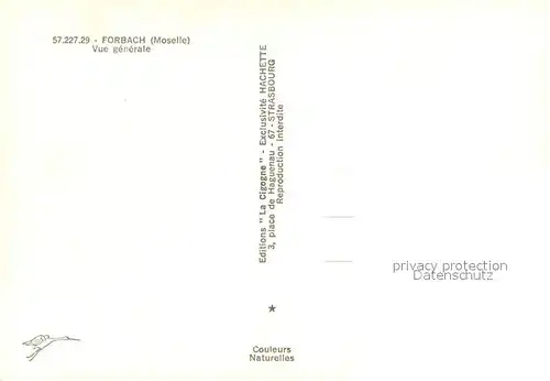 AK / Ansichtskarte Forbach_Lothringen Vue generale aerienne Forbach Lothringen