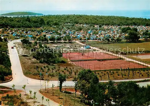 AK / Ansichtskarte Porec Zelena laguna Autocamp Tennis Porec