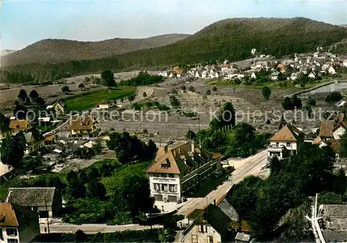 AK / Ansichtskarte Wingen sur Moder Vue aerienne Hotel Restaurant Wenk Wingen sur Moder