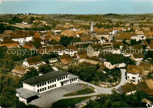 AK / Ansichtskarte Surbourg Centre et Groupe Scolaire Vue aerienne Surbourg