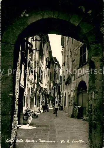 AK / Ansichtskarte Portovenere Via G Capellini Portovenere