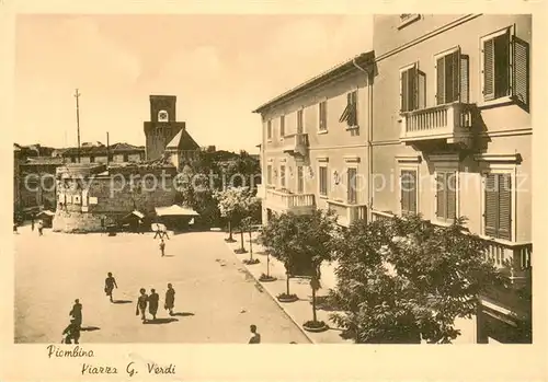 AK / Ansichtskarte Piombino_Italia Piazza G Verdi 