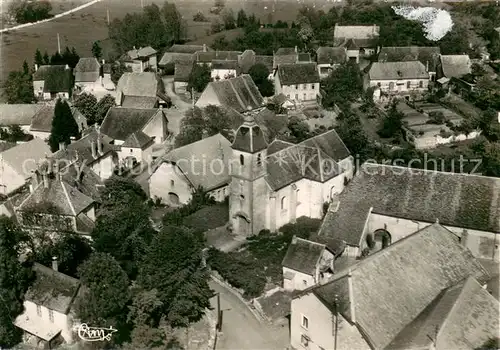 AK / Ansichtskarte Auxon Dessous Vue aerienne Eglise La Mairie et les Ecoles Auxon Dessous