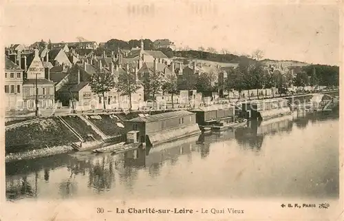 AK / Ansichtskarte La_Charite sur Loire Le Quai Vieux La_Charite sur Loire