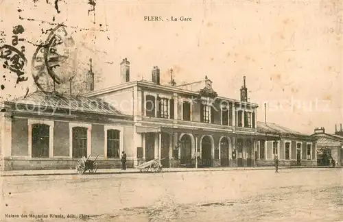 AK / Ansichtskarte Flers_Orne La Gare Flers_Orne