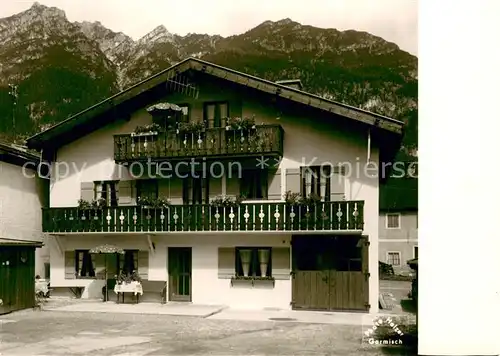 AK / Ansichtskarte Garmisch Partenkirchen Fremdenheim Partenkirchen Garmisch Partenkirchen