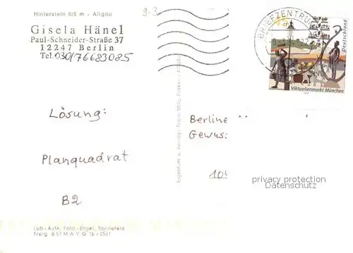 AK / Ansichtskarte Hinterstein_Bad_Hindelang Fliegeraufnahme Hinterstein_Bad_Hindelang