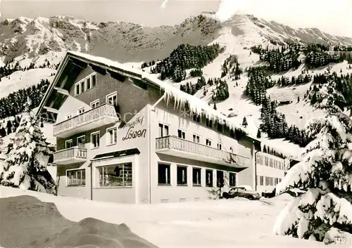 AK / Ansichtskarte Oberjoch Alpengasthof Pension zum Loewen Oberjoch