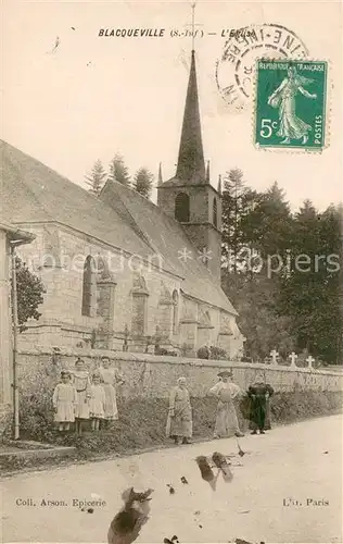 AK / Ansichtskarte Blacqueville Eglise Blacqueville