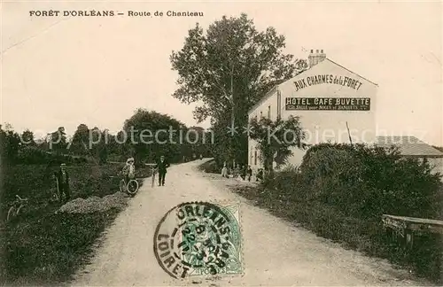 AK / Ansichtskarte Orleans_Loiret Foret dOrleansRoute de Chanteau Orleans_Loiret
