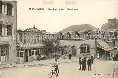 AK / Ansichtskarte Coutainville Hotel Beau Rivage Place Bisson Coutainville