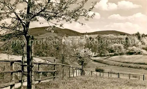 AK / Ansichtskarte Bad_Berleburg Landschaftspanorama Fuerstliches Schloss Bad_Berleburg