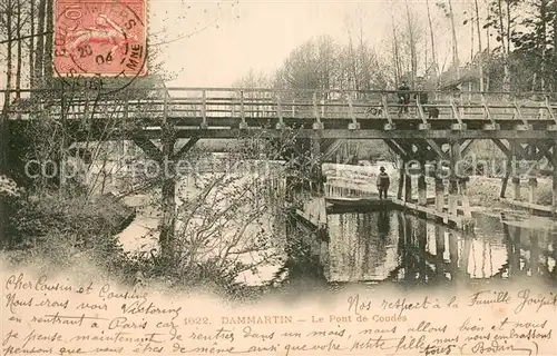 AK / Ansichtskarte Dammartin en Goele Le Pont de Coudes Dammartin en Goele