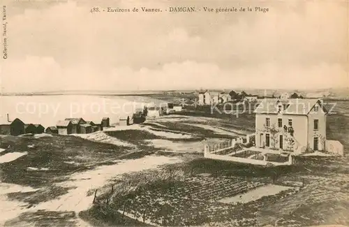 AK / Ansichtskarte Damgan Vue generale de la Plage Damgan