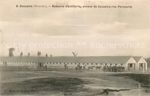 AK / Ansichtskarte Couvains_Manche Remonte dartillerie annexe de Couvains les Parcours Couvains Manche