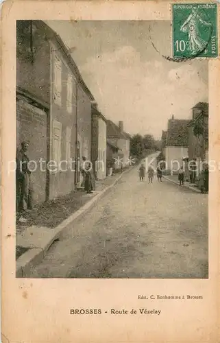 AK / Ansichtskarte Brosses Route de Vezelay Brosses