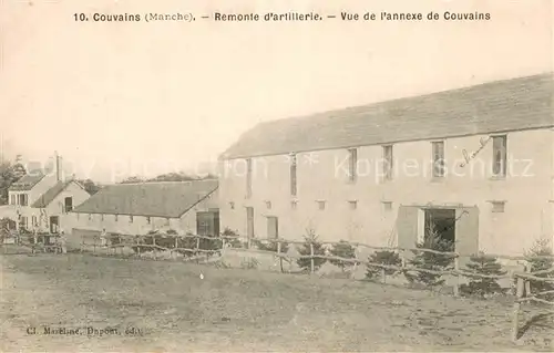AK / Ansichtskarte Couvains_Manche Remonte dartillery Vue de lannexe de Couvains Couvains Manche