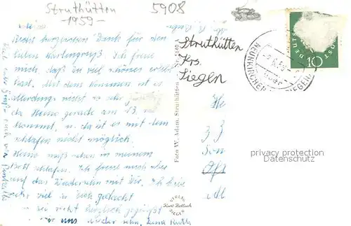 AK / Ansichtskarte Struthuetten Ortsansicht Struthuetten