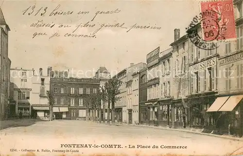 AK / Ansichtskarte Fontenay_85 le Comte La Place du Commerce 