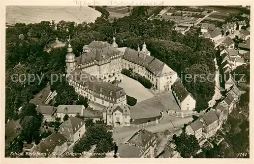 AK / Ansichtskarte Bad_Berleburg Schloss Berleburg Original Fliegeraufnahme Aero Express Luftbild Nr. 7744 Bad_Berleburg