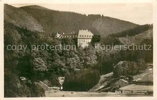 AK / Ansichtskarte Bilstein_Sauerland Blick zur Burg Bilstein Bilstein_Sauerland