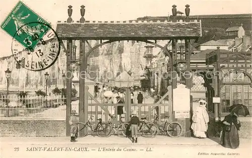 AK / Ansichtskarte Saint Valery en Caux Entree du Casino Saint Valery en Caux