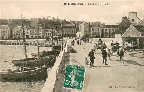 AK / Ansichtskarte Audierne Entree de la Ville Audierne