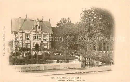 AK / Ansichtskarte Chatillon sur Seine Maison Ch Tribouley Vins en Gros Chatillon sur Seine